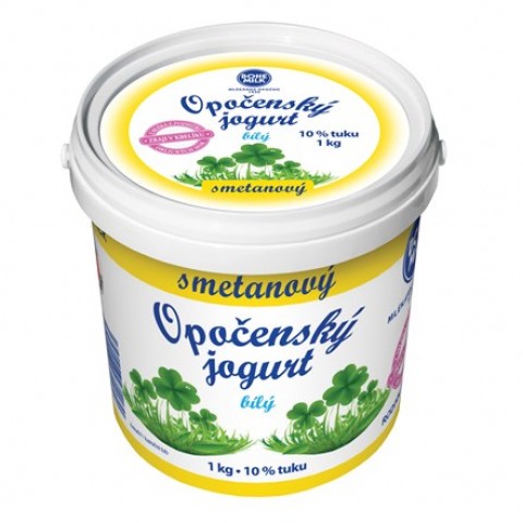 Opočenský smetanový jogurt bílý 1 kg 