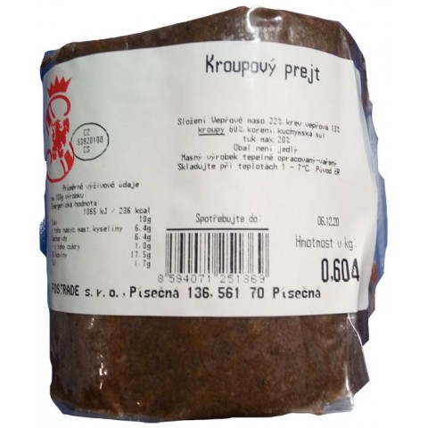 Prejt kroupový 1 kg 