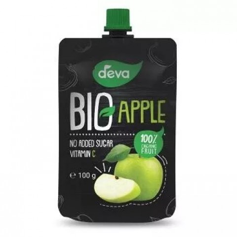DEVA Ovocná kapsička 100% ovoce Jablko BIO 100 g