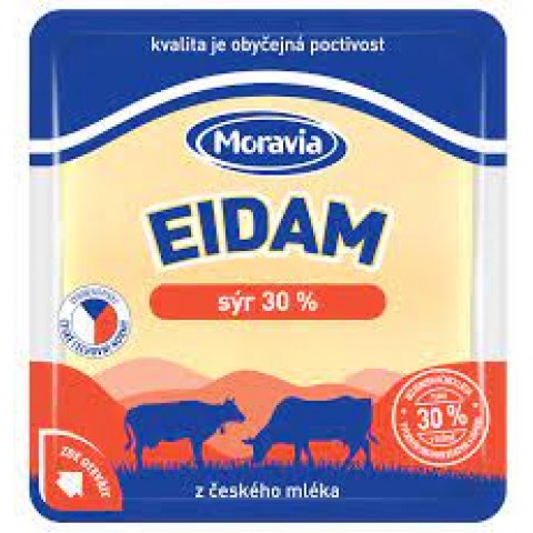Eidam plátky 30 % Moravia 