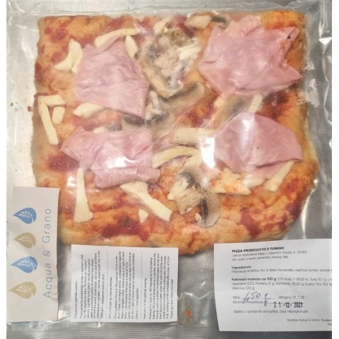Pizza Prosciutto e funghi malá ks PŘEDPEČENO očekáváme 26.1.