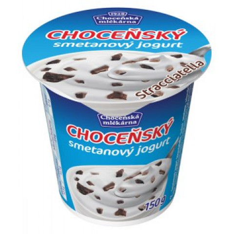 Choceňský smetanový jogurt Stracciatella 150 g 